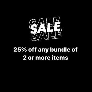 25% off bundles of 2 or more items!